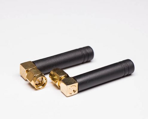 外置wifi天線2.4G黑色配90度SMA公頭