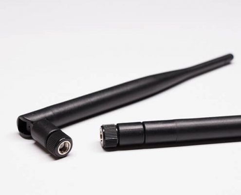 TV 電視天線100MHz FM黑色大S外置棒狀天線配SMA接頭